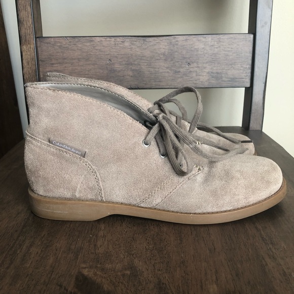calvin klein desert boots